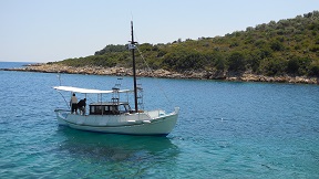 Steni Vala fishing village on Alonissos, Sporades