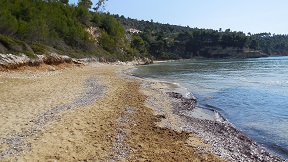Beaches of the island of Alonissos, Greece