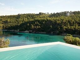 Tzortzi Gialos beach in its protected cove, Alonissos