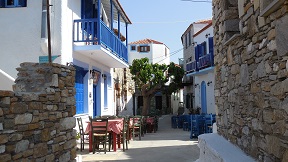 Chora, the old town of Alonissos, Sporades