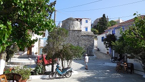 Chora, the old town of Alonissos, Sporades