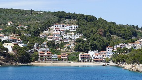 Villages of the island of Alonissos, Sporades, Greece