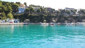 Patitiri harbour on Alonissos, Sporades