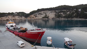 Patitiri harbour on Alonissos, Sporades