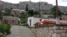 Accommodation on the island of Chalki, the Dodecanese, Greece