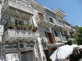 Sights of the island of Chios, Greece