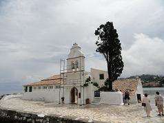 Mouse Island (Pontikonissi) and Vlacherna, Corfu, Greece