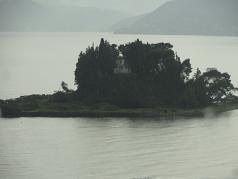 Mouse Island (Pontikonissi) and Vlacherna, Corfu, Greece