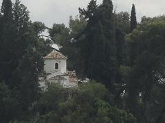 Mouse Island (Pontikonissi) and Vlacherna, Corfu, Greece