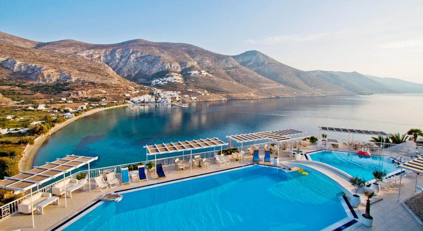 Hotels, apartments and studios on the island of Amorgos, Greece