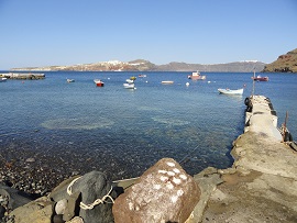 Thirassia, opposite Santorini, Cyclades, Greece