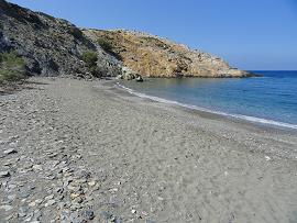 Beaches on the island of Folegandros, Greece
