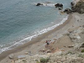 Beaches on the island of Folegandros, Greece