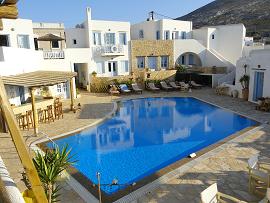 Hotels, apartments and studios on Folegandros, Greece
