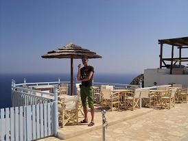 Coral Apartments at Karavostasis harbour, Folegandros