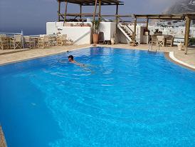 Coral Apartments at Karavostasis harbour, Folegandros