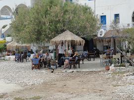 Evangellis Beach Bar at Karavostasis, Folegandros