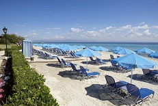 Kallithea beach on the Kassandra peninsula, Halkidiki