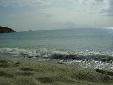 Beaches of the island of Andros, Cyclades, Greece