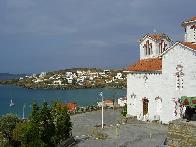 Batsi, the main resort of Andros