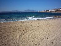 Megali Ammos and Agios Stefanos beaches, Mykonos, Greece