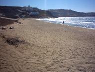Megali Ammos and Agios Stefanos beaches, Mykonos, Greece