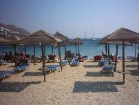 Ornos and Agios Ioannis beaches, Mykonos, Greece