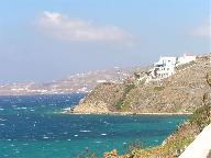 Ornos and Agios Ioannis beaches, Mykonos, Greece
