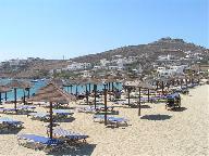 Ornos and Agios Ioannis beaches, Mykonos, Greece