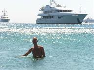 Ornos and Agios Ioannis beaches, Mykonos, Greece
