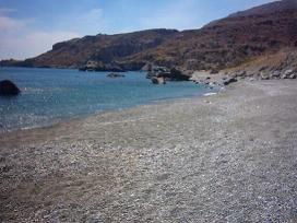 Preveli Palm Beach and the Megas river, south Crete