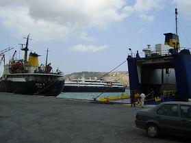 Souda, the ferry port of Chania, Crete