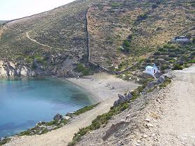 Beaches of Fourni island, Greece