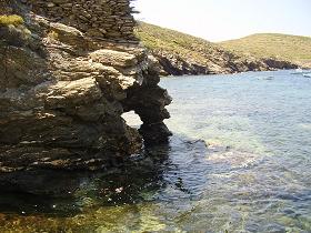 Beaches of Fourni island, Greece