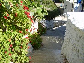 Sights and scenery of Fourni island, Greece