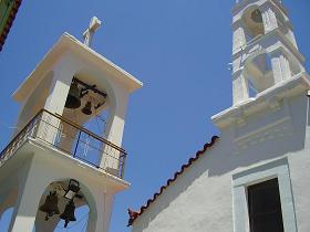 Vourliotes, a mountain village of Samos, Greece