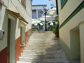 Vourliotes, a mountain village of Samos, Greece
