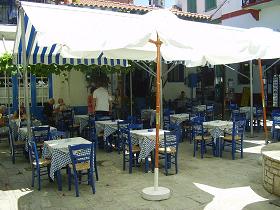 Vourliotes, a mountain village of Samos, Greece