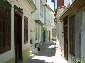 Vourliotes, a mountain village of Samos, Greece