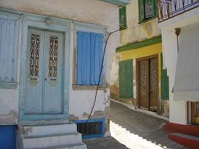Vourliotes, a mountain village of Samos, Greece