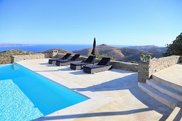 Hotel Karthea on the waterfront of Korissia, Kea