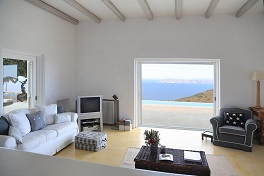 Hotel Karthea on the waterfront of Korissia, Kea