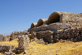 Ancient Aptera above the bay of Souda, Crete