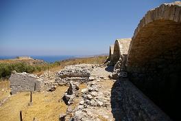 Ancient Aptera above the bay of Souda, Crete
