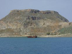Gramvousa island and Balos, north-west Crete, Greece