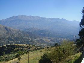 The village of Melambes above Agia Galini, Crete