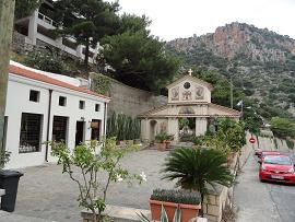 The Selinari gorge and monastery near Vrahasi, Crete