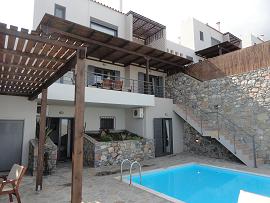 Private villas in the Lasithi region, eastern Crete, Greece