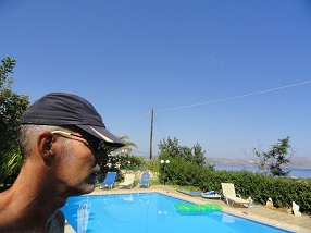 Villa Christina in Plaka above Almyrida, Crete