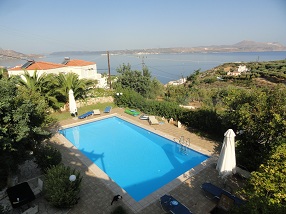 Villa Christina in Plaka above Almyrida, Crete